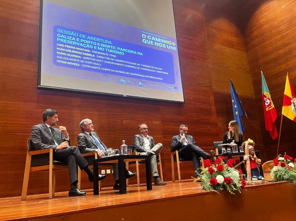 Imaxe da nova:A xestión galega do Camiño de Santiago, referente nun congreso internacional no marco do proxecto transfronteirizo Poctep ‘Clustert...