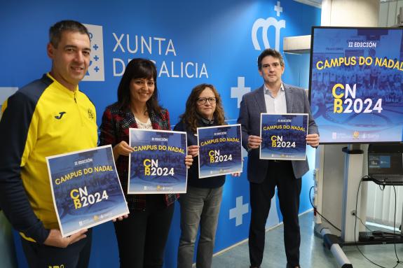 Imaxe da nova:A Xunta renova o seu apoio ao Campus do Nadal organizado polo Club de Baloncesto Sarria