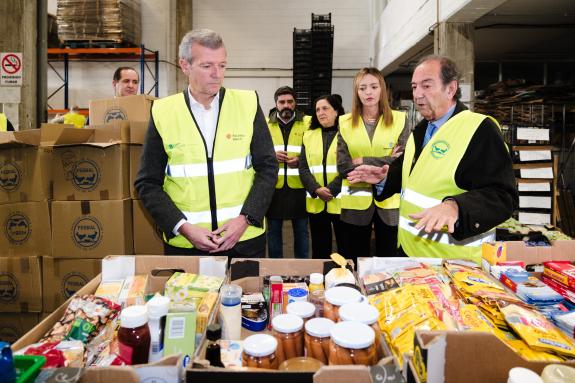 Imaxe da nova:Rueda destaca o papel do Banco de Alimentos Rías Altas na loita contra a desigualdade social e como reflexo da solidariedade do pob...