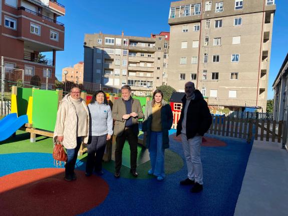 Imaxe da nova:A Xunta destina preto de 40.000 euros a mellorar a zona de lecer da súa escola infantil de Baiona