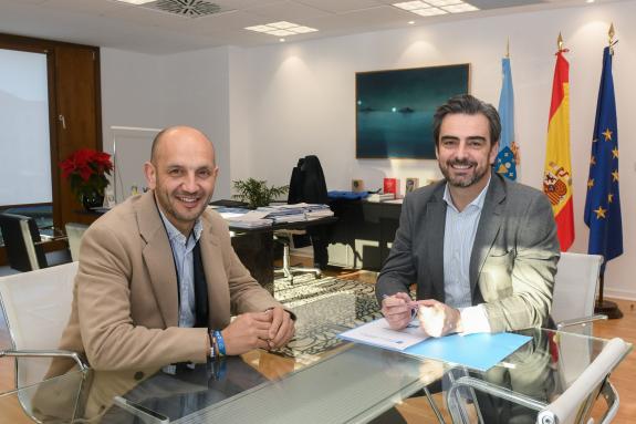 Imaxe da nova:O conselleiro de Presidencia, Xustiza e Deportes reúnese co alcalde do Porriño