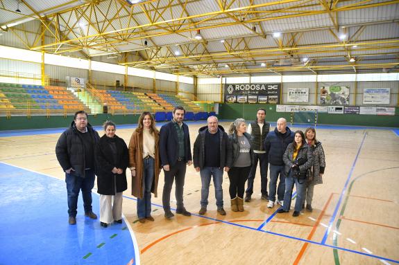 Imaxe da nova:A Xunta inviste preto de 650.000€ no centro deportivo municipal de Ribadavia coas axudas para proxectos estratéxicos do fondo adici...