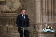 López Campos apela a Castelao como “figura de unión entre todos os galegos e un dos símbolos de Galicia” 