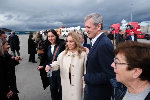 Imagen de la noticia:Rueda destaca la puesta en marcha de la red gallega de aparcamientos seguros para los y las transportistas, pionera en Españ...
