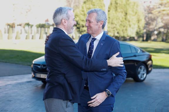 Imagen de la noticia:Rueda y Azcón reafirman la vigencia de la Declaración de Santiago en materia de financiación autonómico y reclaman una negoc...