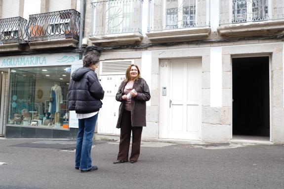 Imaxe da nova:Ana Ortiz anuncia a “inminente” apertura do concurso público para alugar un novo local no Casco Vello de Vigo