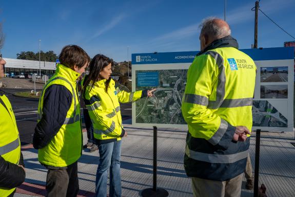 Imagen de la noticia:A Xunta prevé rematar en marzo as obras de acondicionamento do treito da antiga N-551 en Tui, nas que inviste un millón de e...