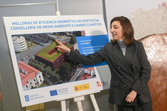 Imaxe da nova:A Xunta destinará 3,27 M€ ás obras para reducir nun 62% o consumo enerxético de fontes non renovables do edificio da Consellería de...