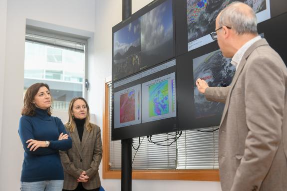 Imaxe da nova:A Xunta pon en valor MeteoGalicia e os protocolos que aplica para garantir que a comunidade estea mellor preparada ante os efectos ...