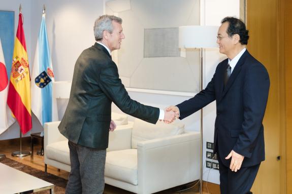 Imagen de la noticia:Rueda se reúne con el embajador de Japón para seguir impulsando el intercambio empresarial entre los dos territorios
