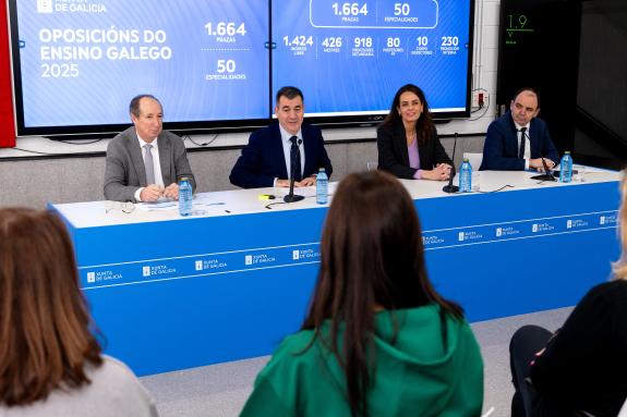 Imagen de la noticia:Román Rodríguez anuncia que la Xunta convocará 50 especialidades en las oposiciones de enseñanza de 2025