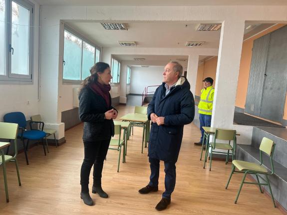 Imaxe da nova:A Xunta subvenciona con 56.000 euros as obras de mellora da eficiencia enerxética do anexo ao pavillón municipal de Pontecesures