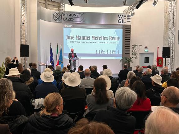 Imaxe da nova:A rexión italiana de Lazio acolle unha mostra do Camiño coa que se estreita a relación coa Vía Francíxena de peregrinación a Roma