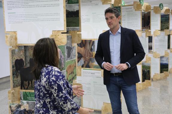 Imaxe da nova:A Delegación da Xunta en Lugo acolle unha exposición sobre silvopastoreo e conservación de razas autóctonas