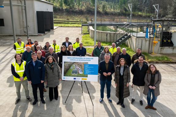 Imagen de la noticia:La Xunta completa las obras de la nueva EDAR de Sergude con una inversión de más de 1,8 M€ para triplicar la capacidad de de...