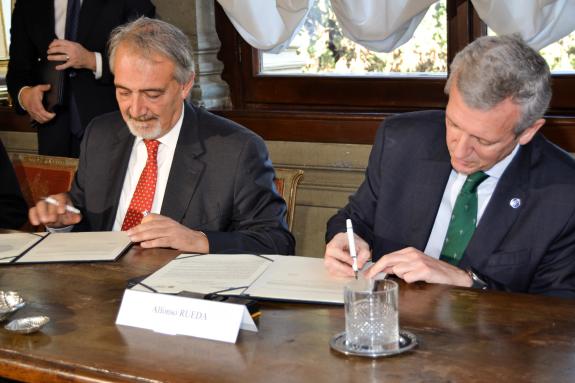 Imaxe da nova:Rueda asina coa rexión de Lazio un memorando de entendemento para a promoción conxunta do Camiño de Santiago e da Vía Francíxena