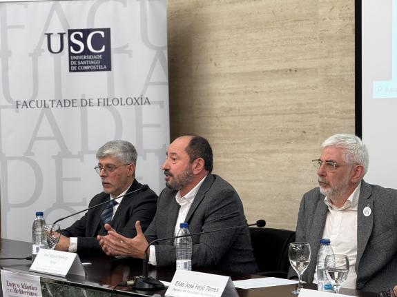 Imaxe da nova:Xosé Merelles inaugura un ciclo de conferencias que aborda a achega da peregrinación xacobea italiana á historia de Europa