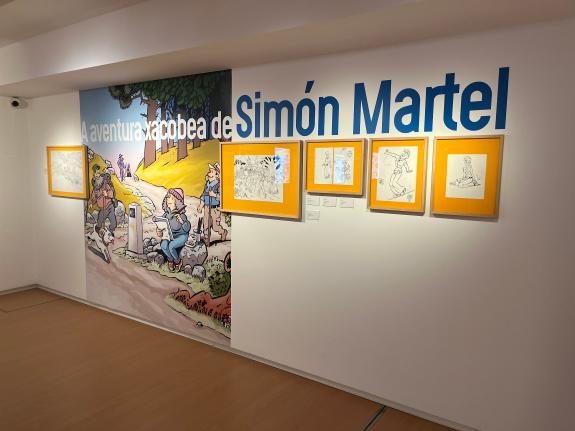 Imaxe da nova:Turismo de Galicia prorroga ata o 30 de marzo  a exposición ‘O Camiño en viñetas’, que xa foi visitada por máis de 7.500 persoas