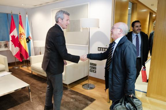 Imaxe da nova:Rueda mantén un encontro co embaixador de Canadá para reforzar as relacións institucionais e comerciais entre Galicia e o país nort...