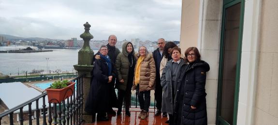 Imagen de la noticia:Anxo M. Lorenzo analiza con los responsables de archivos las acciones a desarrollar en los próximos meses