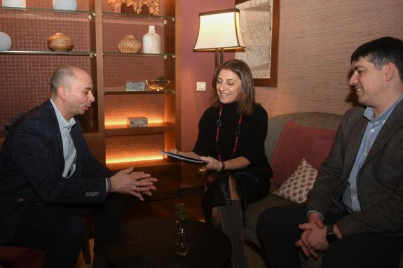 Imagen de la noticia:La Xunta y el ayuntamiento de Toén evalúan el proyecto para dotar de saneamiento al núcleo de Fonte Larelle