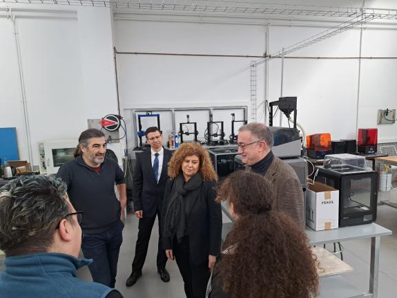 Imaxe da nova:A Xunta impulsa a FP no CIFP Paz Andrade de Vigo con aulas tecnolóxicas que reproducen contornas laborais reais