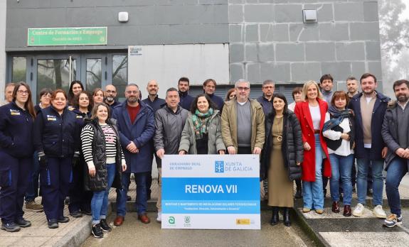 Imaxe da nova:Belén do Campo inaugura o obradoiro “Renova VII” no que se formarán 20 persoas en montaxe e mantemento de instalacións solares foto...