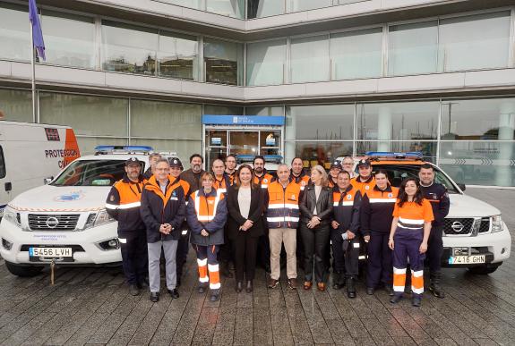 Imaxe da nova:A Xunta entrega novos carnés de Protección Civil ás agrupacións de Vigo, O Porriño, Redondela e  Salceda
