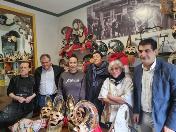 Imagen de la noticia:La Xunta destaca la labor del taller Arte Arrebol para la protección y mantenimiento del carnaval tradicional de Xinzo de Li...