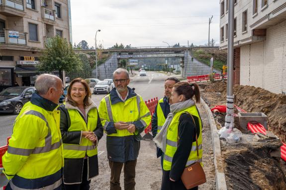 Imaxe da nova:A humanización da rúa Miño que conecta Salvaterra e Portugal encara a súa última fase cun investimento de preto de 500.000€