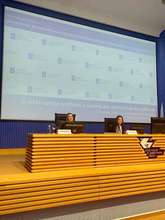 Imagen de la noticia:La jurista Susana de la Sierra destaca la importancia del uso de la inteligencia artificial en la administración pública, ma...