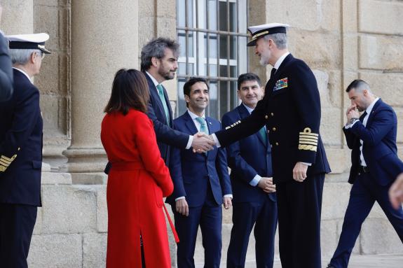 Imaxe da nova:Diego Calvo asiste á visita do Rei Felipe VI ao Arsenal Militar de Ferrol