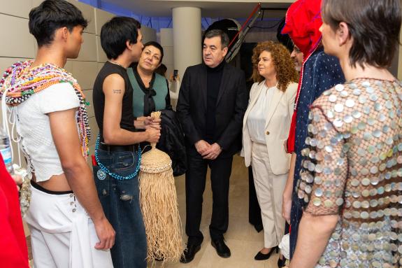 Imaxe da nova:O alumnado da Escola de Arte e Superior de Deseño Mestre Mateo mostra a súa creatividade cun desfile de moda no Gaiás