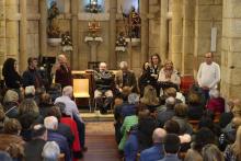 Valentín García pon en valor a literatura e a poesía popular das cantareiras homenaxeadas no Día das Letras Galegas