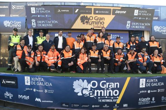 Imaxe da nova:Diego Calvo asiste á terceira etapa de ‘O Gran Camiño’ na provincia de Ourense