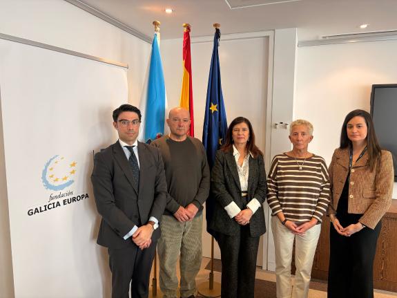 Imaxe da nova:A Xunta traslada a súa solidariedade á familia de Diego Bello na súa visita a Bruxelas