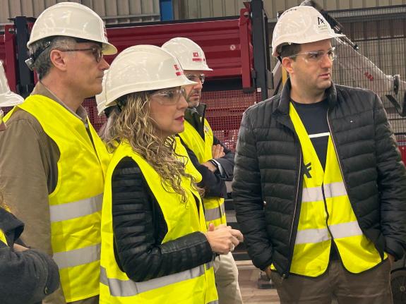 Imagen de la noticia:Martina Aneiros ratifica el apoyo de la Xunta a las pymes a través de las ayudas a proyectos de inversión empresarial dotada...