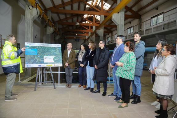 Imagen de la noticia:La Xunta avanza en la ampliación de la estación de tratamiento de agua potable de Padrón con el objetivo de finalizar las ob...