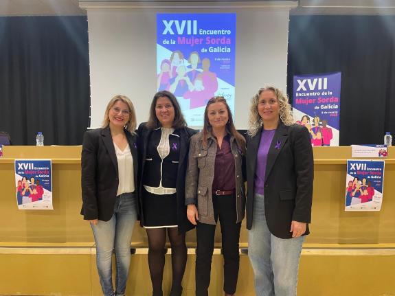 Imaxe da nova:A Xunta pon en valor o papel da muller xorda na construción dunha sociedade máis igualitaria, xusta e inclusiva