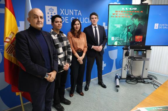 Imagen de la noticia:La biblioteca Pública de la Xunta en Lugo acoge el viernes un concierto de 'Mario Colomán & The Clocks Band'