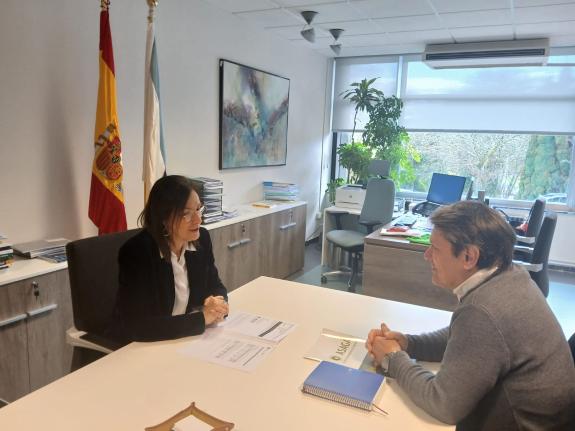 Imaxe da nova:A Xunta e a Asociación Agraria De Galicia avalían iniciativas en materia de desenvolvemento rural