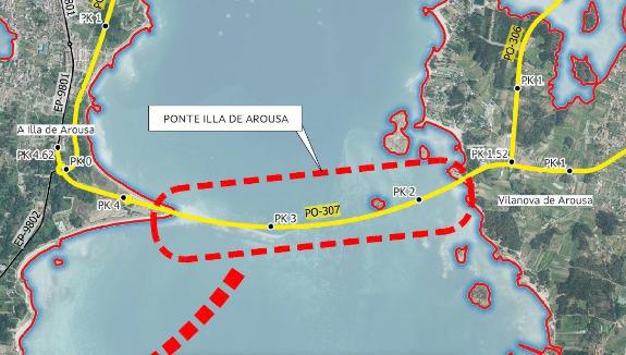 Imagen de la noticia:La Xunta adjudica trabajos de mantenimiento y conservación en el puente de A Illa de Arousa