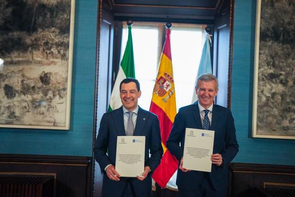 Imagen de la noticia:Rueda celebra el acuerdo entre Galicia y Andalucía para el intercambio de experiencias de éxito en materia educativa