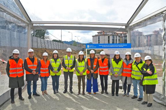 Imaxe da nova:A Xunta inicia as obras de 64 vivendas públicas en Cambedo de Raia, en Ourense, cun investimento de 13,6M€