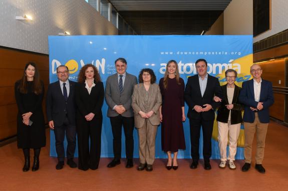 Imaxe da nova:A Xunta pon en valor o labor de Down Compostela en favor da plena integración