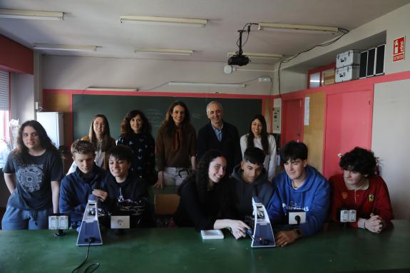 Imaxe da nova:A Xunta gaba as iniciativas do instituto Antonio Fraguas en prol da ciencia e dá a coñecer o labor do conservatorio a docentes de M...