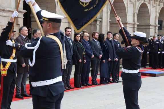 Imagen de la noticia:Javier Arias participa en la recepción a la Armada española dentro de los actos de la Semana Santa en Lugo