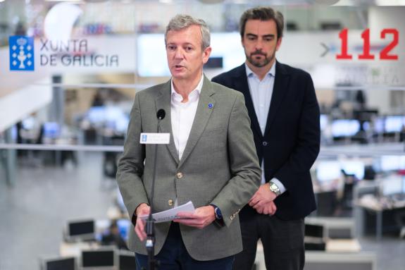 Imaxe da nova:Rueda anuncia que Galicia solicitará ao Goberno central rebaixar a emerxencia a nivel 2 tras recuperarse o 97% do subministro na co...