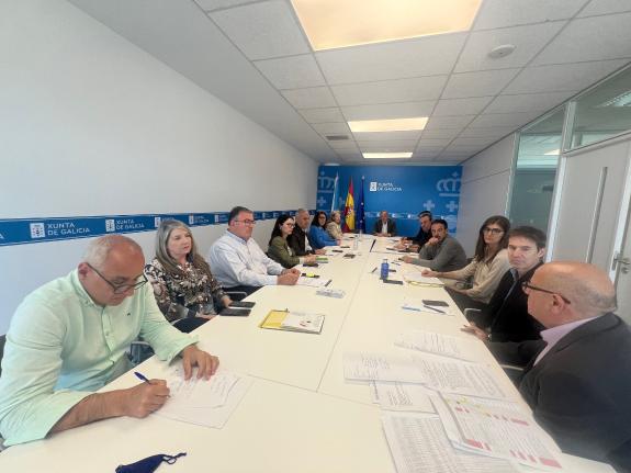 Imaxe da nova:Reguera preside a Comisión de Coordinación da Delegación Territorial que se levou a cabo en Pontevedra
