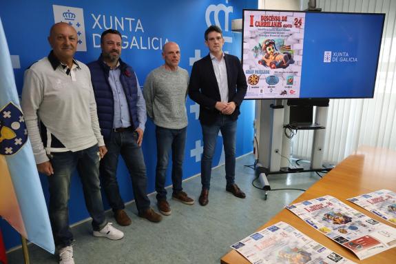 Imaxe da nova:A Xunta colabora coa asociación de veciños de Sante, en Trabada, na organización do primeiro Descenso de Carrilanas